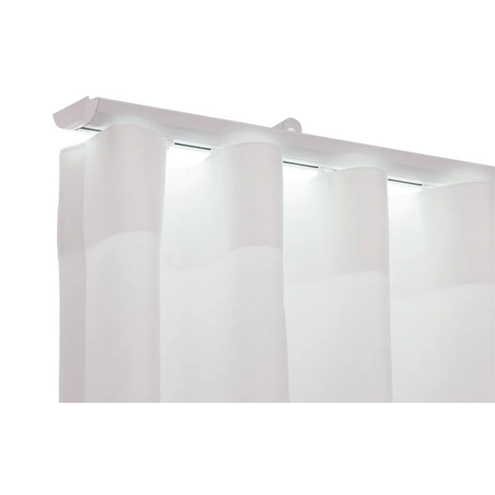 Riel Ripplefold White - Vista Detalle