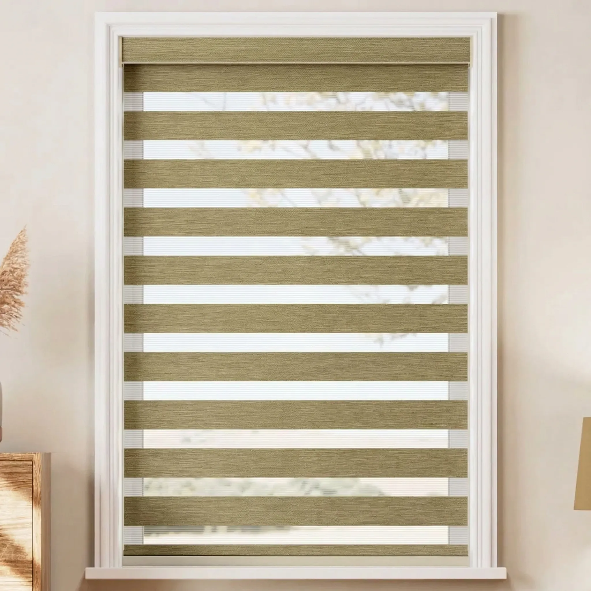 Duo Zebra Eclipse - Vista de detalle 3 en color beige