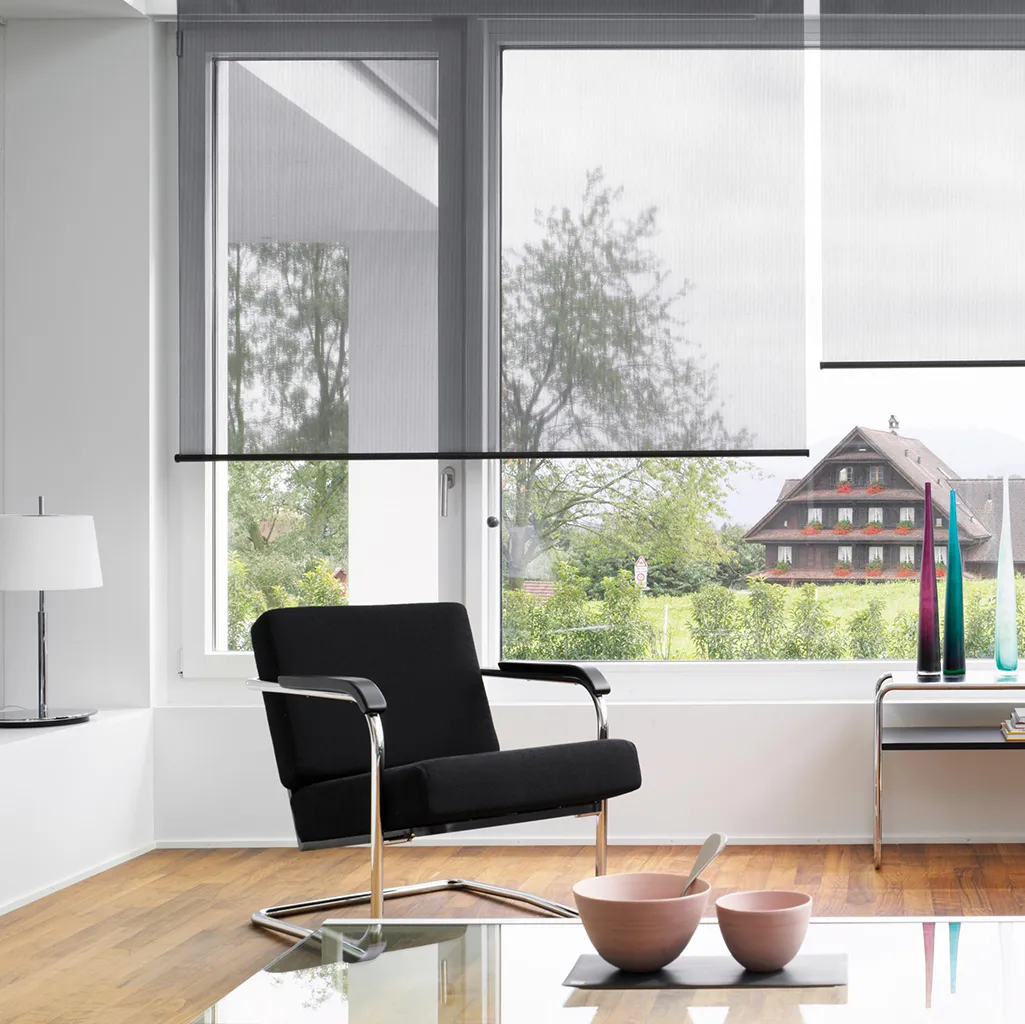 Roller Screen 16% - Vista de detalle 2 en color black