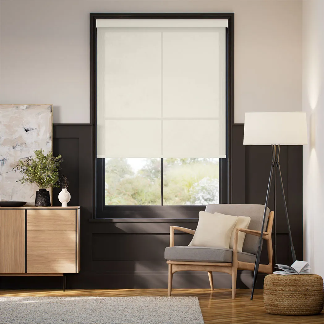 Roller Screen 3% - Vista de detalle 2 en color cream