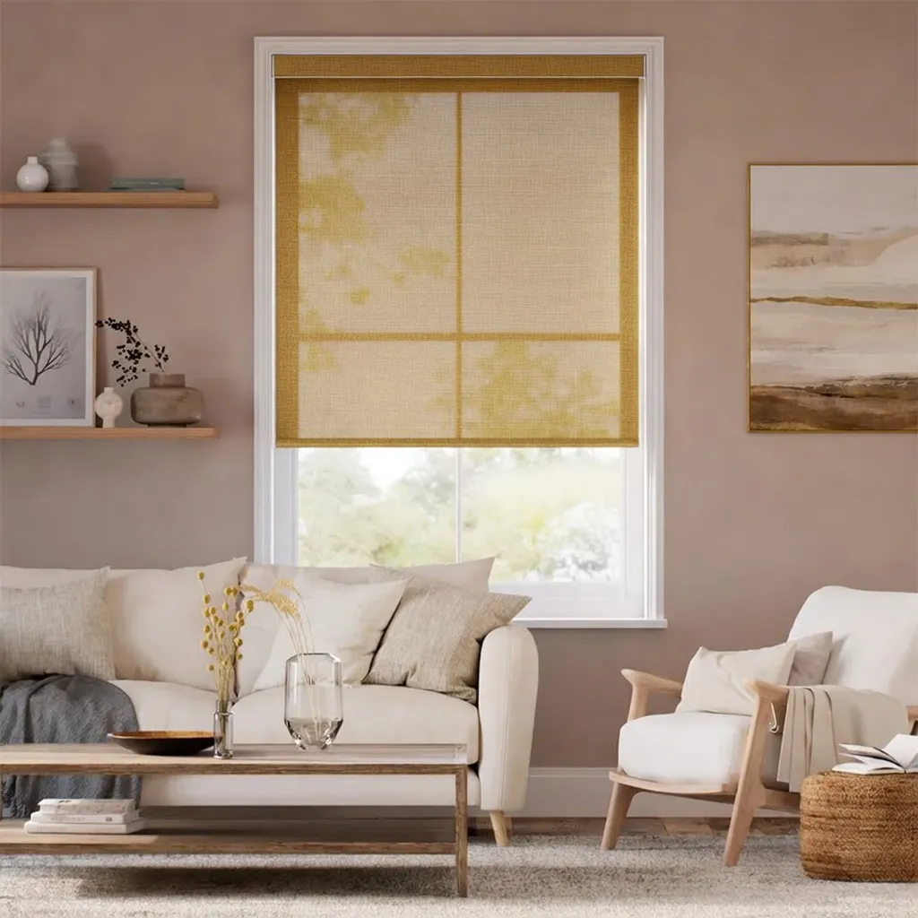 Roller Screen Crystal 5% - Vista de detalle 2 en color gold