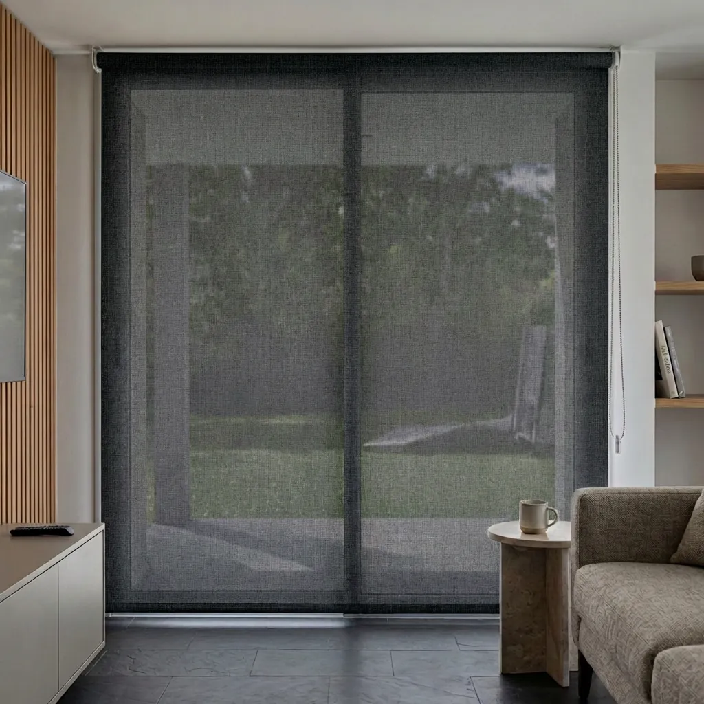 Roller Screen 8% - Vista de detalle 2 en color ash